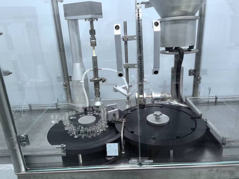 YHGZ-20西林瓶灌裝加塞機實拍圖