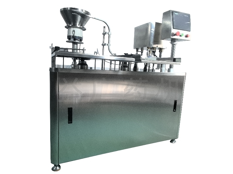 YHZG-60雙頭西林瓶軋蓋機右視圖